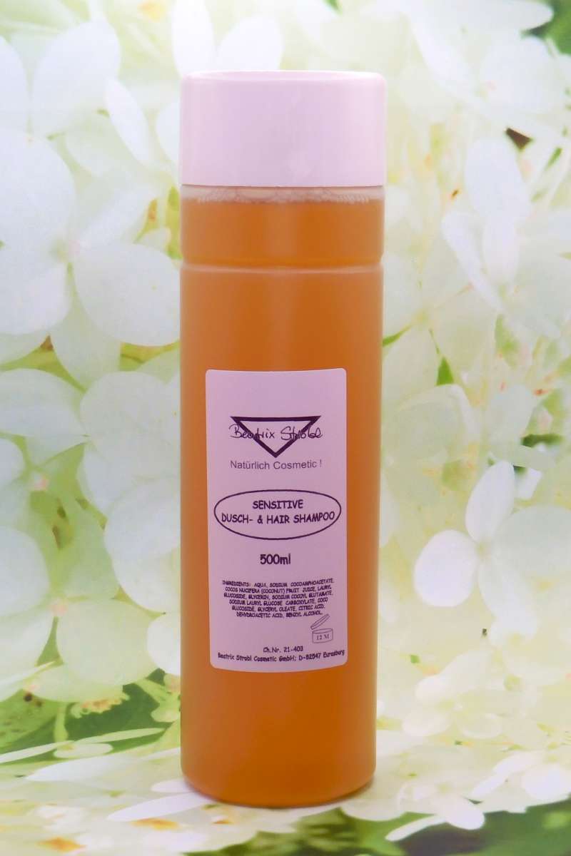 Beatrix Strobl SENSITIVE DUSCH & HAIR SHAMPOO 200 ml